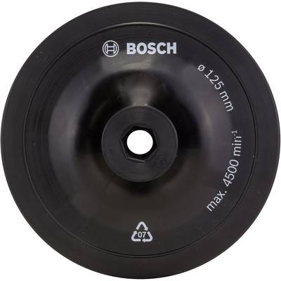Bosch Accessories 2609256281  Bosch Schleifteller für Bohrmaschinen, 125 mm, Spannsystem D= 125 mm; Spannsystem 1 St.