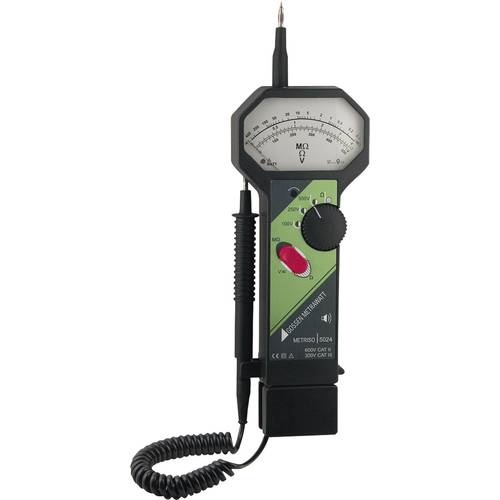 Gossen Metrawatt Metriso 5024 Isolationsmessgerät kalibriert (ISO) 100 V, 250 V, 500 V 400 MΩ