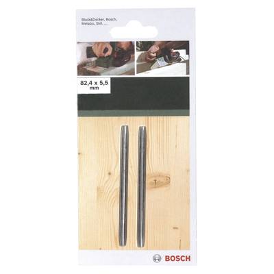 Bosch Accessories Hobelmesser Produktabmessung, Länge: 82.4 mm Produktabmessung, Breite: 5.5 mm 2609256648 2 St.