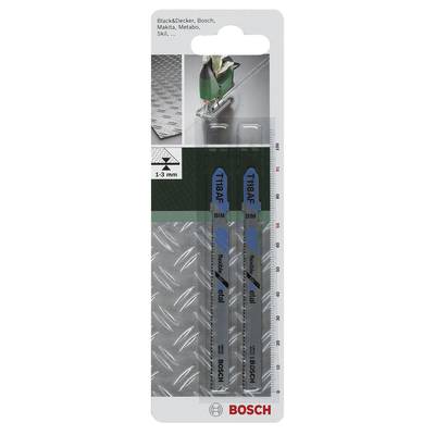 Bosch Accessories 2609256733 Stichsägeblatt Bimetall, T 118 AF Flexible for Metal 2 St.