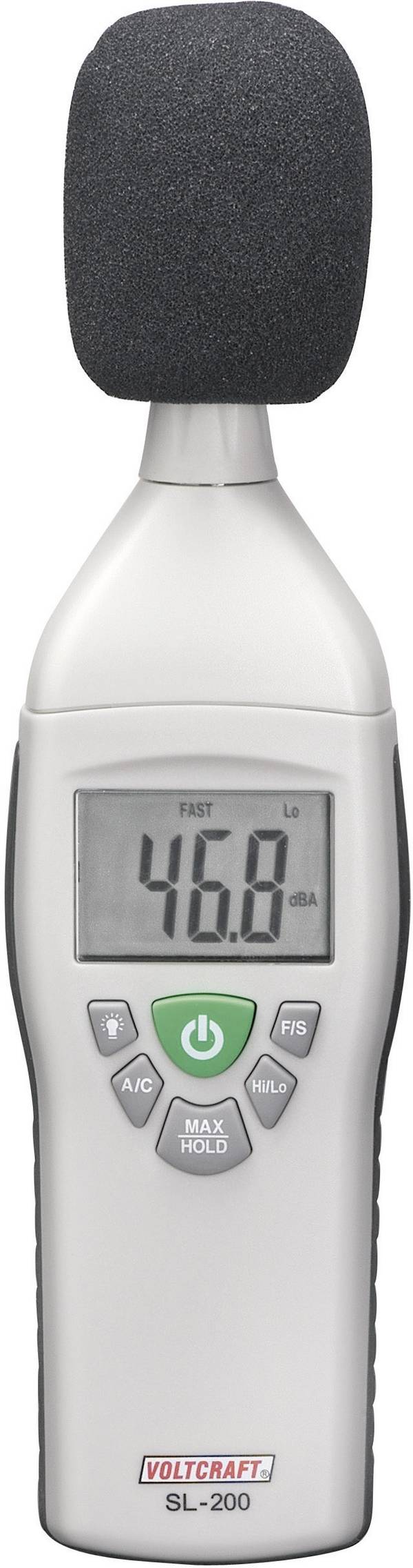 VOLTCRAFT Schallpegel-Messgerät kalibriert (ISO) SL-200 30 - 130 dB 31.5 Hz - 8 kHz