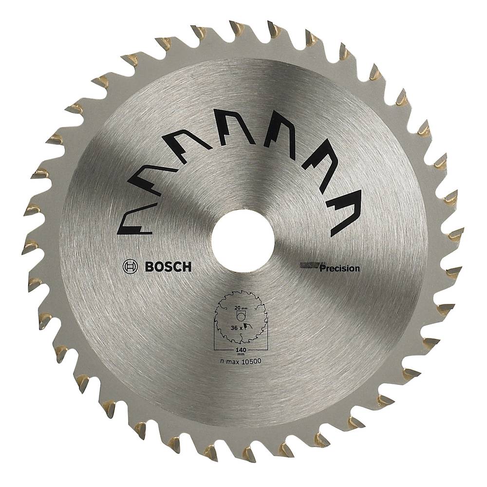 Cirkelzaagblad PRECISION Bosch 2609256850 Diameter:140 mm Aantal tanden (per inch):36