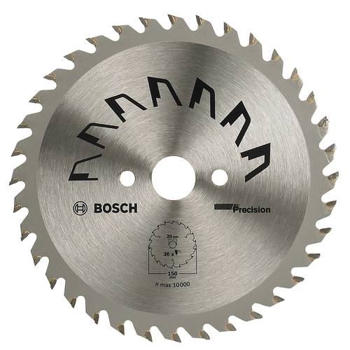 Bosch Accessories Precision 2609256853 Hartmetall Kreissägeblatt 150 x 20 mm Zähneanzahl: 36 1 St.