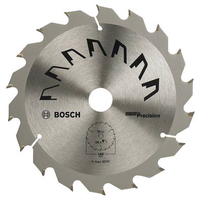 Bosch Accessories Precision 2609256855 Hartmetall Kreissägeblatt 160 x 20 mm Zähneanzahl: 18 1 St.
