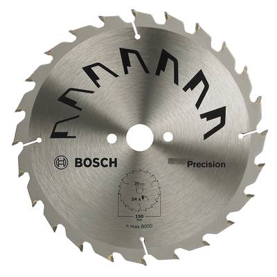 Bosch Accessories Precision 2609256866 Hartmetall Kreissägeblatt 190 x 20 mm Zähneanzahl: 24 1 St.