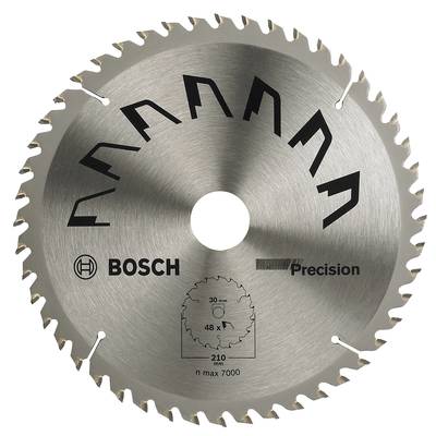 Bosch Accessories Precision 2609256873 Hartmetall Kreissägeblatt 210 x 30 mm Zähneanzahl: 48 1 St.