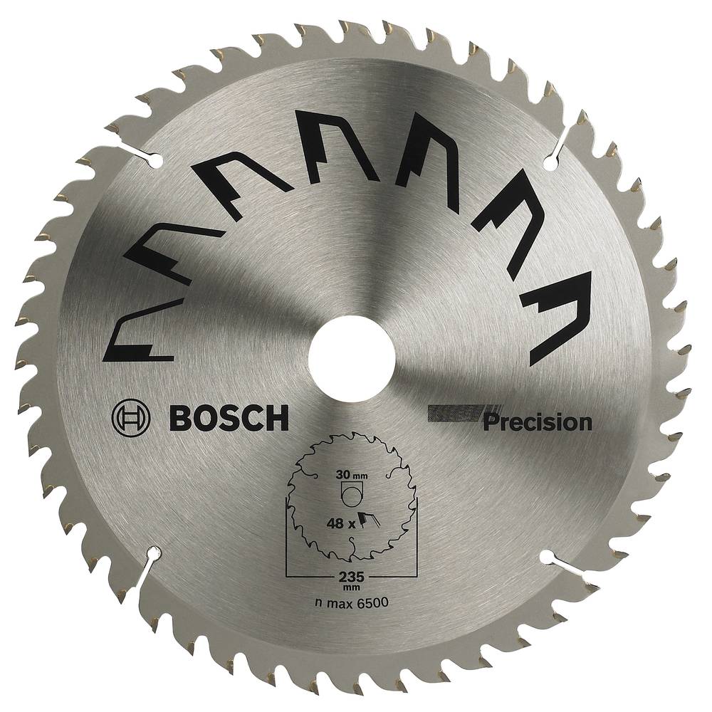 Bosch Accessories Precision 2609256877 Hardmetaal-cirkelzaagblad 235 x 30 mm Aantal tanden: 48 1 stuk(s)