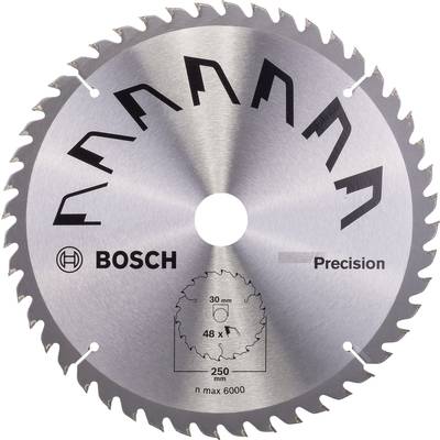 Bosch Accessories Precision 2609256879 Hartmetall Kreissägeblatt 250 x 30 mm Zähneanzahl: 48 1 St.
