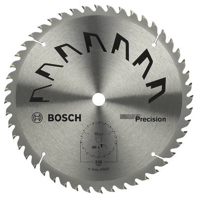 Bosch Accessories Precision 2609256881 Hartmetall Kreissägeblatt 235 x 16 mm Zähneanzahl: 48 1 St.