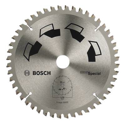 Bosch Accessories Special 2609256888 Hartmetall Kreissägeblatt 170 x 20 mm Zähneanzahl: 48 1 St.
