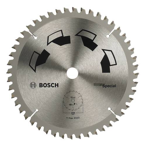 Bosch Accessories Special 2609256890 Hartmetall Kreissägeblatt 184 x 16 mm Zähneanzahl: 48 1 St.