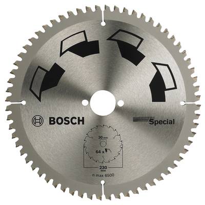 Bosch Accessories Special 2609256894 Hartmetall Kreissägeblatt 230 x 30 mm Zähneanzahl: 64 1 St.