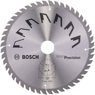 Bosch Accessories Precision 2609256B58 Hartmetall Kreissägeblatt 210 x 30 mm Zähneanzahl: 48 1 St.