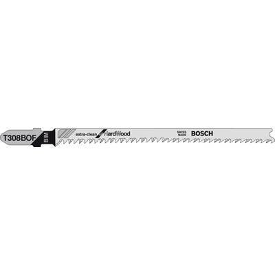Bosch Accessories 2609256A08 Stichsägeblatt BIM, T 308 BOF Extraclean for Hard Wood 2 St.