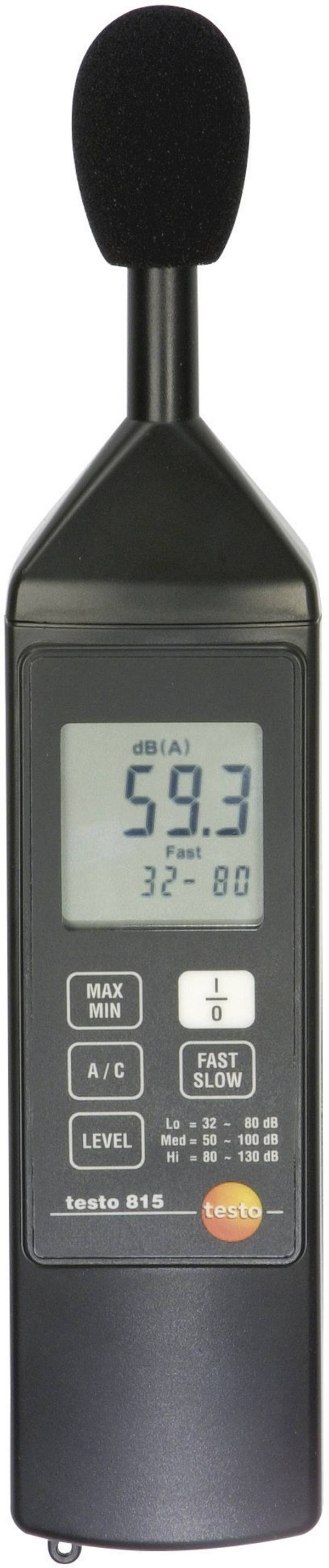 testo Schallpegel-Messgerät 815 32 - 130 dB 31.5 Hz - 8000 Hz