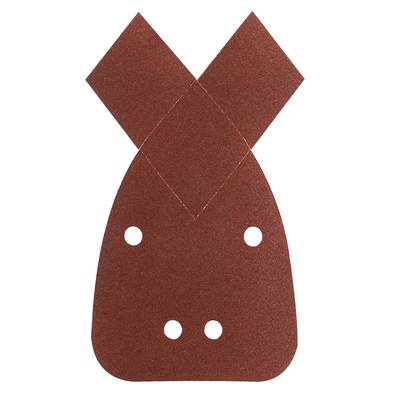 Bosch Accessories 2609256A72 Multischleifpapier-Set mit Klett, gelocht Körnung (num) 80, 120, 180 (L x B) 135 mm x 95 mm