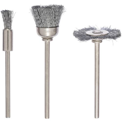 Bosch Accessories 3tlg. Mini-Bürsten-Set 3tlg. Mini-Bürsten-Set 2609256554 1 St.