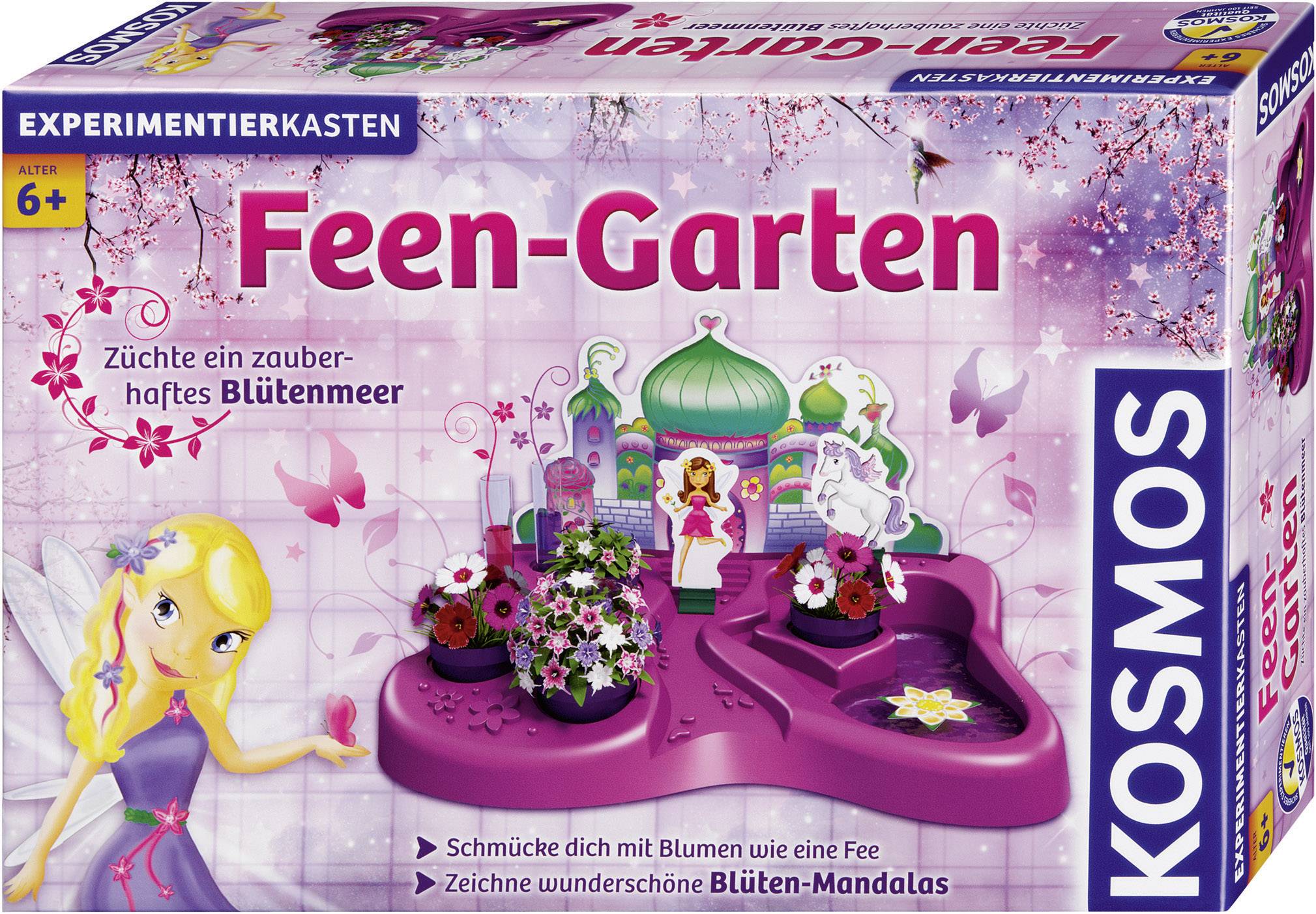 Kit De Experimentos Kosmos Feen-Garten Para Niños - Jardín De Hadas Con Plantas Y Actividades Para +6 Años