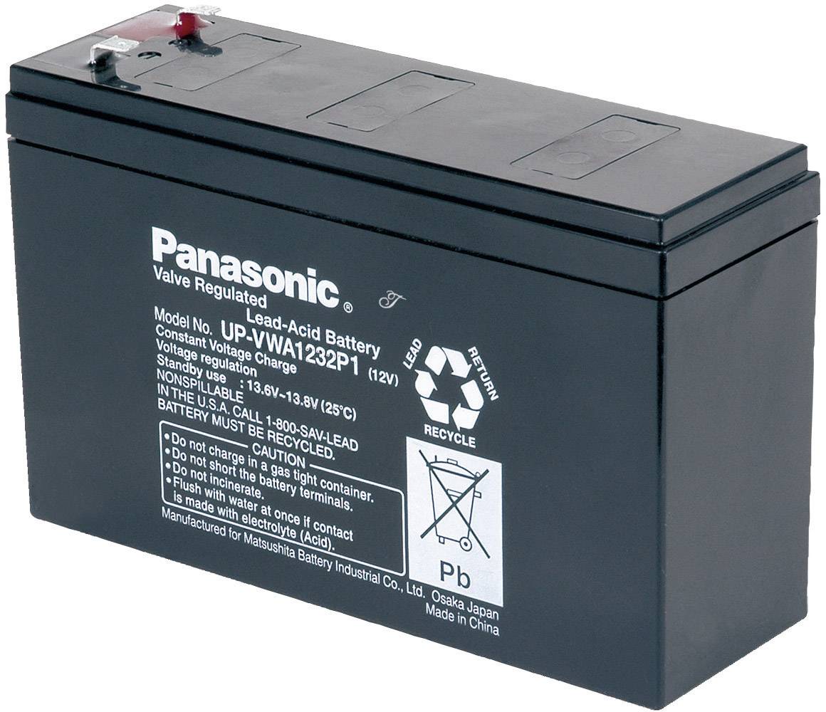 Panasonic Blei-Akku 12 V, 2,6 Ah (UP-VWA1232P2)-3
