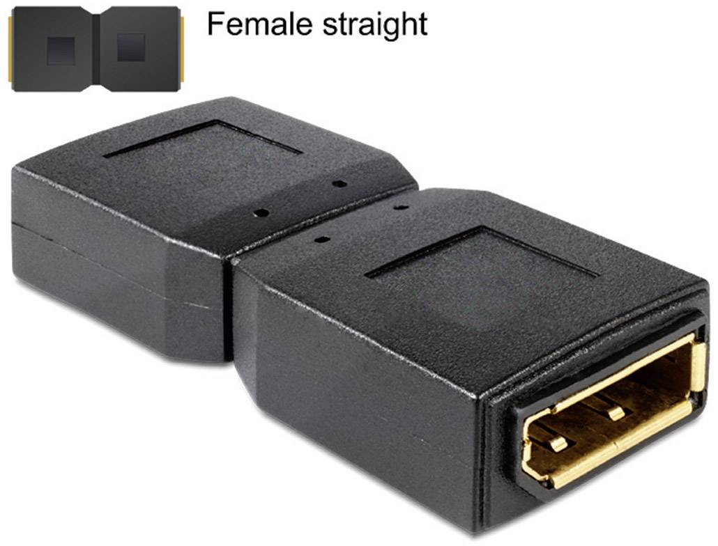 Delock Adapter Displayport female > Displayport female Gender Changer - DisplayPort-Buchse-/Steckerwandler - DisplayPort-0