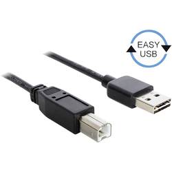 USB 2.0 prepojovací kábel Delock 83360, 3.00 m, čierna
