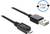 USB-Kabel mit Standardstecker und SlimStecker. Aufdruck 'Easy USB'.