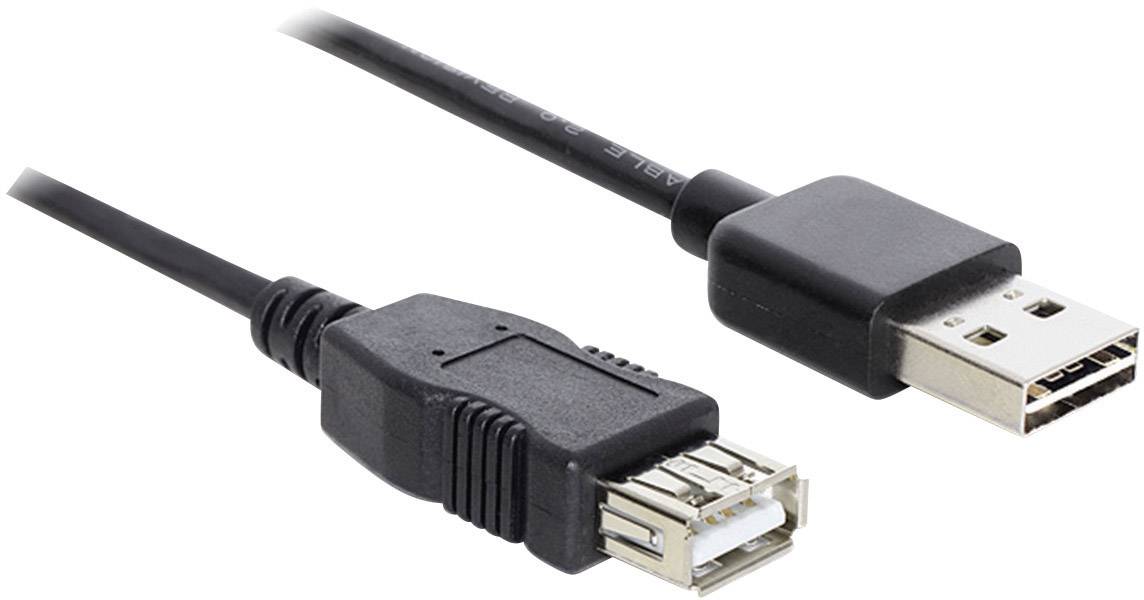 DELOCK Kabel EASY USB 2.0-A Stecker > USB 2.0-A Buchse 1 m