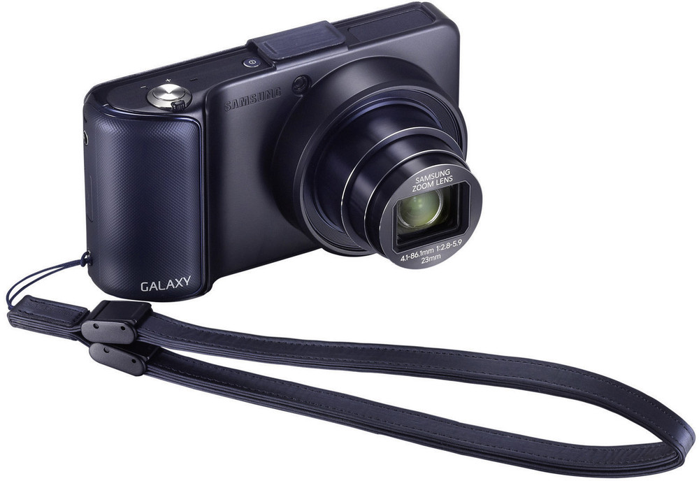 Samsung Galaxy Camera mit WLAN Digitalkamera Kobalt-Blau Full HD Video ...