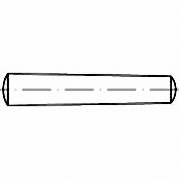 TOOLCRAFT  102880 Kegelstift (Ø x L) 14 mm x 50 mm  Stahl  25 St.