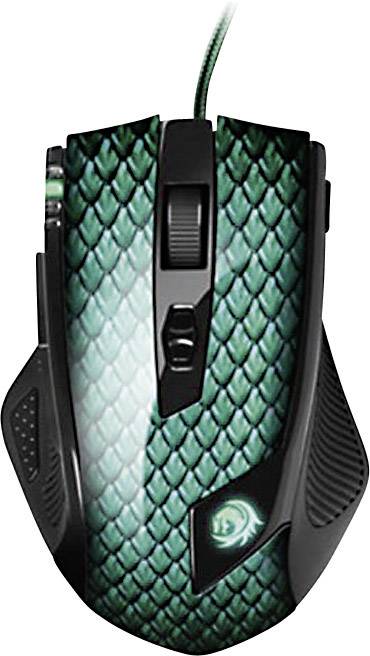 Sharkoon Drakonia Laser Gaming black/green |LED 8200dpi #Gaming