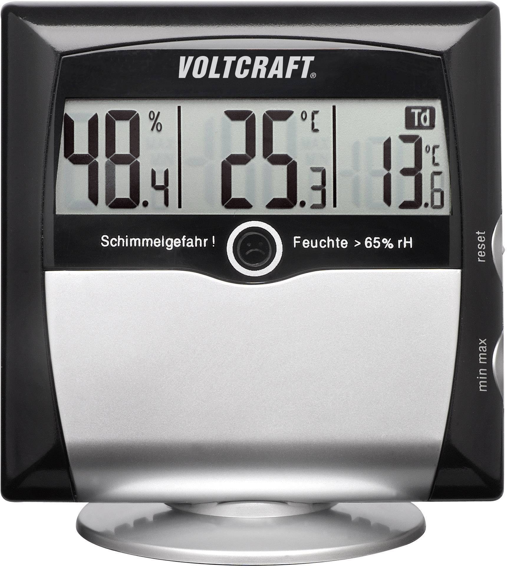 VOLTCRAFT Luftfeuchtemessgerät (Hygrometer) VOLTCRAFT MS-10 1 % rF 99 % rF Taupunkt-/Schimmelwarnanz