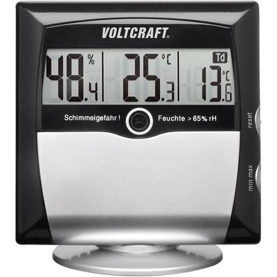 VOLTCRAFT MS-10 Luftfeuchtemessgerät (Hygrometer)  1 % rF 99 % rF Taupunkt-/Schimmelwarnanzeige