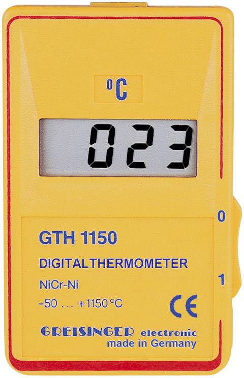 Digitální teploměr Greisinger GTH 1150 C, -50 až +1150 °C, 100382, kalibrováno dle ISO