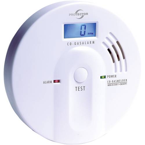 Thumbnail - Protector CO-250 F Kohlenmonoxid-Melder batteriebetrieben detektiert Kohlenmonoxid