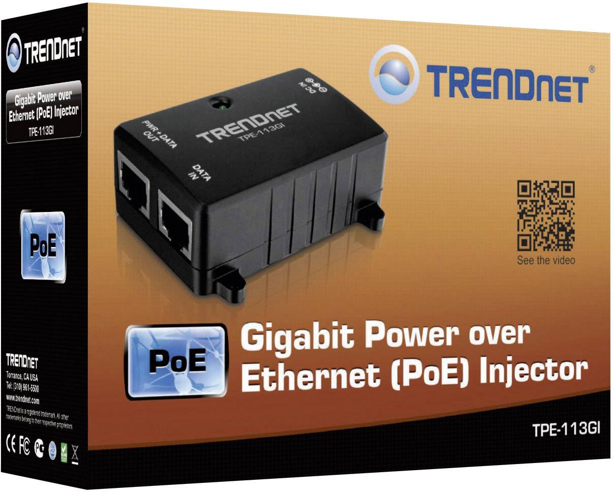 TrendNet TPE-113GI PoE Injektor 1 GBit/s IEEE 802.3af (12.95 W)-2