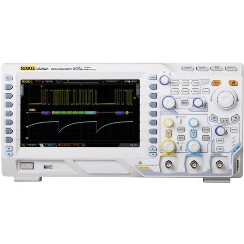 Thumbnail - Rigol DS2202A Digital-Oszilloskop kalibriert (ISO) 200 MHz 2-Kanal 1 GSa/s 7 Mpts 8 Bit Digital-Speicher (DSO) 1 St.