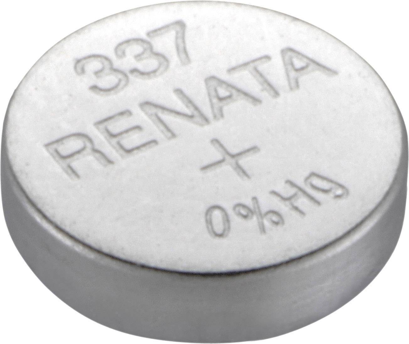 RENATA Knopfzelle 337 Silberoxid Renata SR416 8 mAh 1.55 V 1 St.