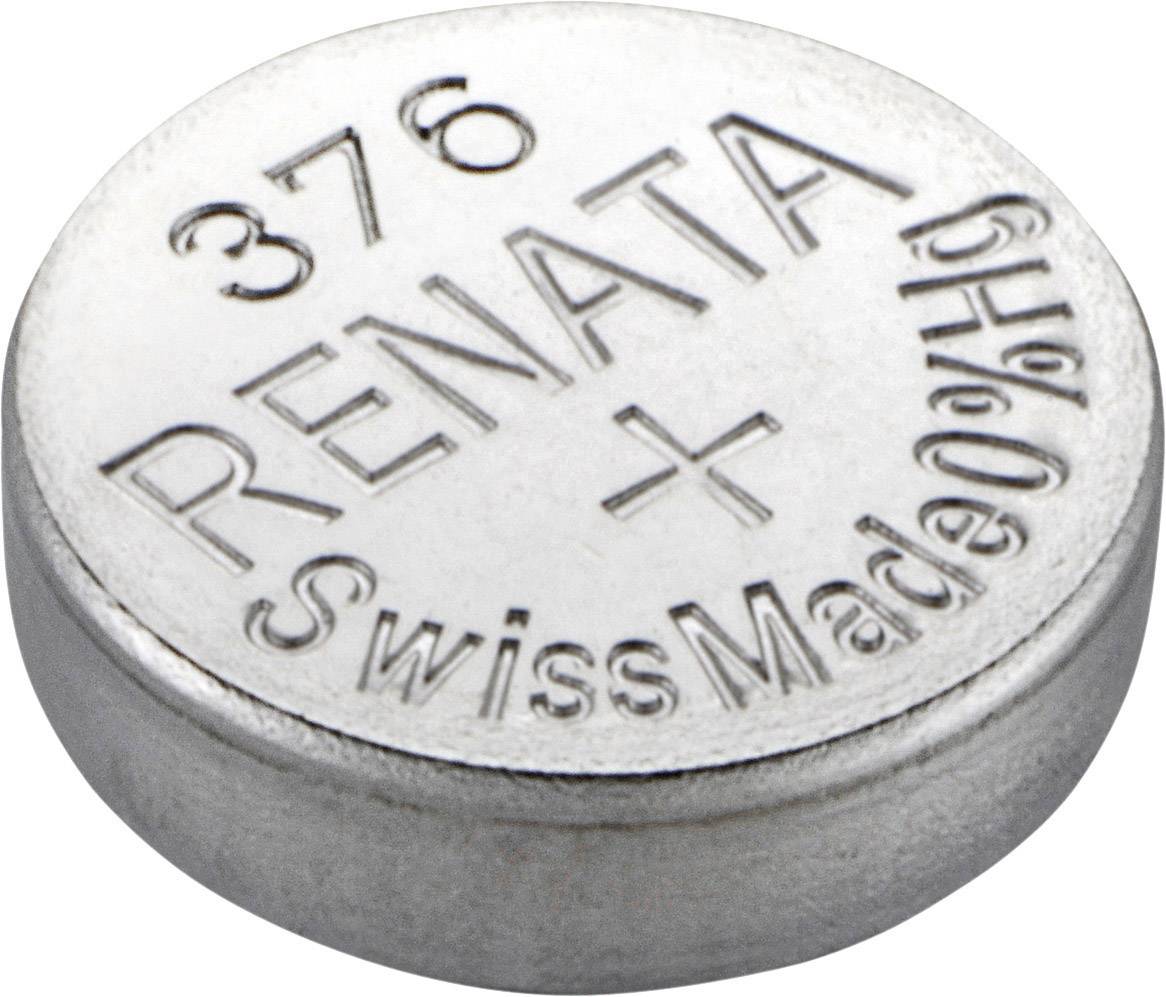 RENATA Knopfzelle 376 Silberoxid Renata SR66 27 mAh 1.55 V 1 St.