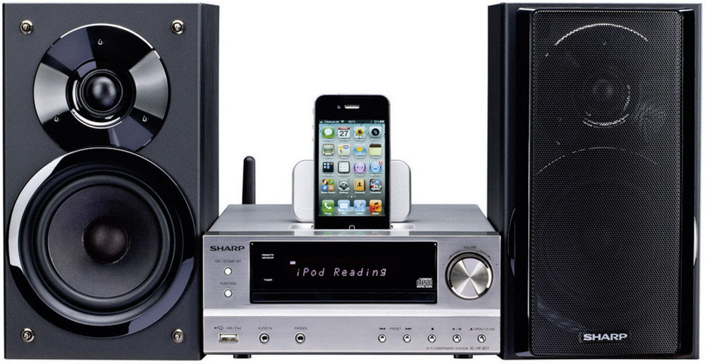 Sharp XLHF401PH Stereoanlage (AirPlay, DLNA, WLAN, iPod