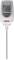 Digitales Thermometer mit grauem Display zeigt '22.2'. Marke 'ebro', Modell 'TTX 110', mit Ein-/Ausschaltknopf.