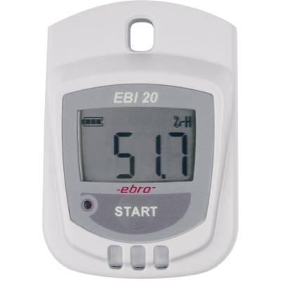 ebro 1601-0044-Z EBI 20-TH1 Multi-Datenlogger  Messgröße Luftfeuchtigkeit, Temperatur -30 bis +70 °C 0 bis 100 % rF     