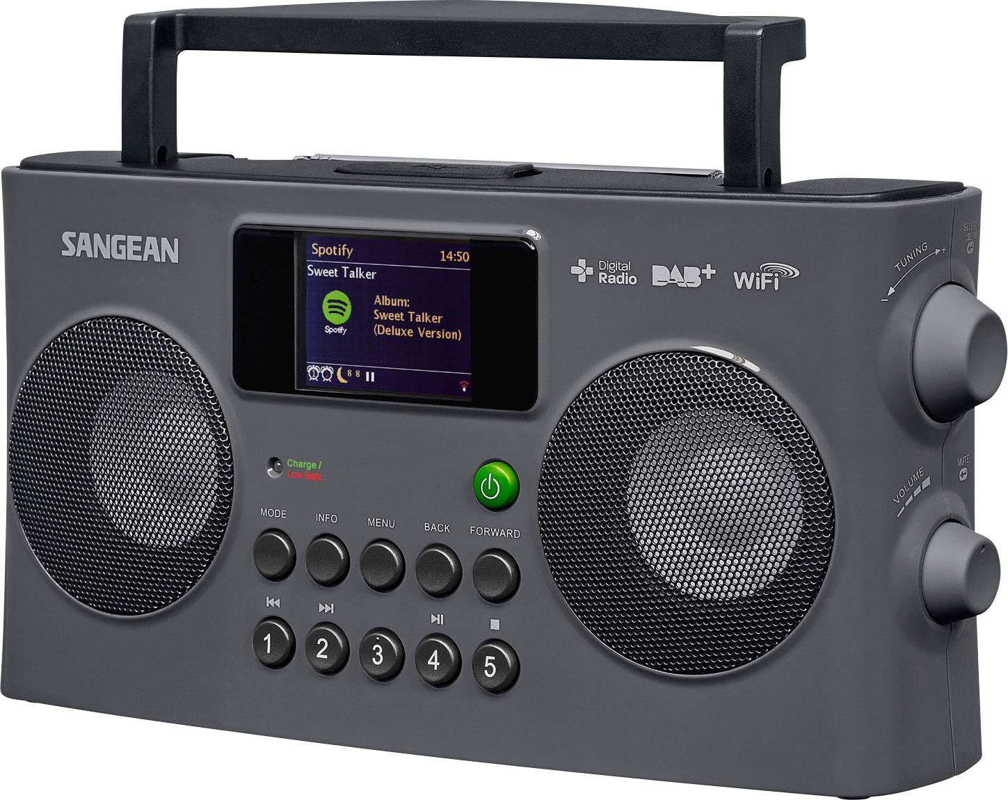 Portable radio Sangean WFR29C AUX, DAB+, FM, USB DLNA