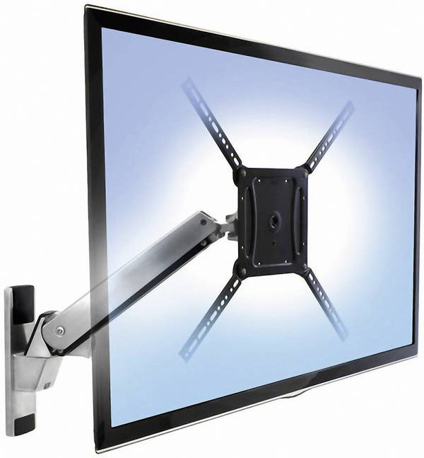 Ergotron 45-304-026 TV-Wandhalterung 76,2 cm (30") - 152,4 cm (60") Neigbar, Schwenkbar, Rotierbar, Höhenverstellbar, Ausziehbar Constant Force-Technologie