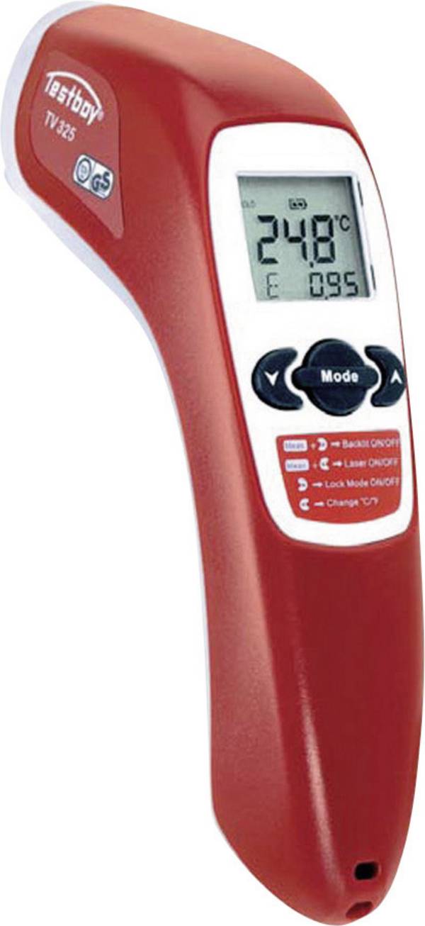 Testboy TV 325 Infrarot-Thermometer   Optik 12:1 -60 - +500 °C Kontaktmessung