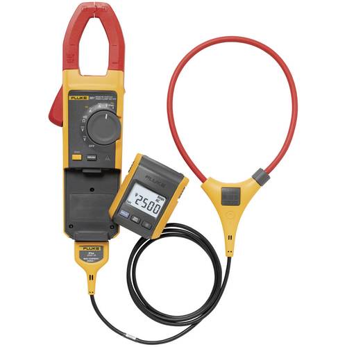 Fluke 381 Stromzange, Hand-Multimeter kalibriert (DAkkS-akkreditiertes Labor) digital CAT III 1000 V, CAT IV 600 V Anzei...