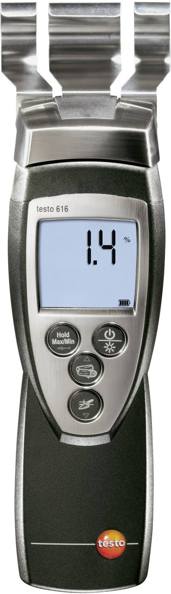 testo 616 Materialfeuchtemessgerät Messbereich Baufeuchtigkeit (Bereich) 0 bis 20 % vol Messbereich Holzfeuchtigkeit (Bereich) 0 bis 50 % vol