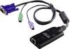 ATEN KVM Adapter [2x PS/2-Stecker, VGA-Stecker - 1x RJ45-Buchse] 40.00 cm Schwarz