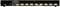 Das Bild zeigt die Rückseite eines KVM-Switches mit mehreren VGA-Anschlüssen und einem Ethernet-Port, geeignet für mehrere Verbindungen.