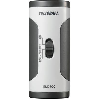 VOLTCRAFT SLC-100 Kalibrator kalibriert (ISO) Schalldruckpegel 1x 9 V Block-Batterie (enthalten)