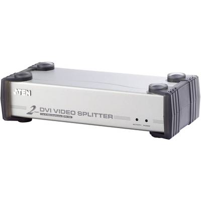 ATEN VS162-AT-G 2 Port DVI-Splitter  1920 x 1200 Pixel Silber 